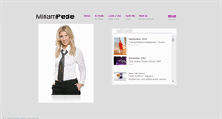 Desktop Screenshot of miriampede.com